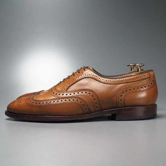 Allen Edmonds McAllister Full-Brogue Oxford Shoes – Size 8D – Brown (Walnut) - Picture 3 of 10
